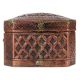 Copper Storage Box With Beautiful Decoration And Arabic Inscription