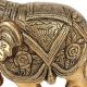 Brass Trunk Up Elephant Statue For Home Decoration