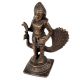 Brass Statue Of Hindu God Kartikeya Murugan With Peacock