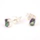 92.5 Sterling Silver Earrings  Mystic Topaz Gemstone Stud Earrings