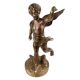 Heavy Brass Angel Cherub Statue