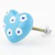 Turquoise Tiny  Flower Knob