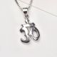 92.5 Sterling Silver Pendant Hand made Om Pendant Holy Worship Pendant
