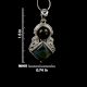 92.5 Sterling Silver Royal Labradorite Gemstone  Pendant