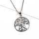 92.5 Sterling Silver Pendant  Big Star on Tree Of Life Gifting Jewelry