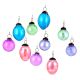 Set of 10 Glass Ornaments Christmas Tree Decoration