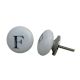 F Alphabet Ceramic Dresser Drawer Knob