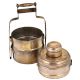 Four Tier Brass Tiffin Box With A Small Box On Top Container