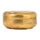 Round Brass Tiffin Box Flower Design In Centre Of Lid