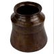 Handmade Brass Pot With Fluted Design And Stout