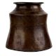 Handmade Brass Pot With Fluted Design And Stout