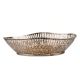 Perforated Basket Weave Aluminum Serving Tray Fruit Bowl