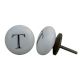 T Alphabet Ceramic Cupboard Knob