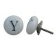 Y Alphabet Ceramic Dresser Drawer Knob