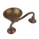 Brass Oil Lamp  Diya With Long Stand  Twin Base