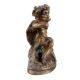 Brass Cherub Prince Statue with  Glass In Hand Italian Renaissance Statue