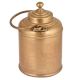 Brass Milk Pot Light Engraved With Circular Lines And Owner name