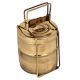 Traditional Two Tier Brass Tiffin Box Indian Kitchen