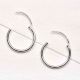 Small 92.5 Sterling Silver Hoop Bali Earrings Fashion Wear