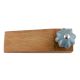Grey Crackle Melon Ceramic Wooden Door Stopper