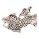Brass Incense Holder Happy Fish Feng Shui For Good Luck