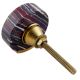 Purple Texture Stone Brass Cabinet knob