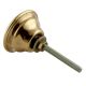 Natural Shell Brass Dresser Knob
