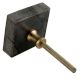 Grey Stone Copper Square Dresser Knobs
