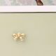 Brass Butterfly Bow Tie Cabinet Knobs