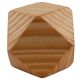 Natural Hexagon Wooden Cabinet Knobs