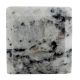Grey Black Square Stone Cabinet Knob