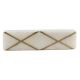 White Stone Square Gold Cross Handles