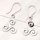 Artistic Handmade 92.5 Sterling Silver Earrings