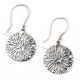 Floral Burst 92.5 Sterling Silver Earrings Daily Wear For Girls
