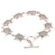 Contemporary Tortoise Charms 92.5 Sterling Silver Bracelets