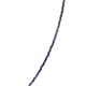 Navy Blue Lapiz Lazuli Single Strand Necklace