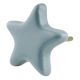 Solid Grey Star Ceramic Cabinet Knob