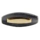 Oval Grey Stone with Brass Plates Knobs