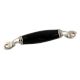 Black Small Ceramic Silver Door Handles