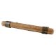 Natural T Bar Wood Brass Handles (6 Inch)