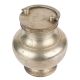 Brass Water pot With Lid And Glass Inside And Handle