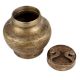 Handmade Ganga Water Pot With Lid And Attached Handle