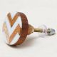 Zig Zag Wooden Cabinet Knobs