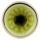Lime Green Wheel Ceramic Cabinet Knob in Silver Fitting