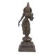 Brass Goddess Laxmi Statue Standing With Lotus Flower