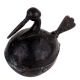 Old Brass Sitting Duck Statue For Home Decoration