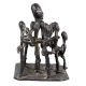 Brass Naga Tribal Family Statue Naga Art