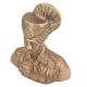 Brass Military Statues Sculpture Bust