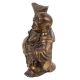Brass Standing Laughing Buddha Statue For Good Luck