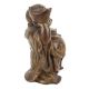 Brass Standing Laughing Buddha Statue For Good Luck
